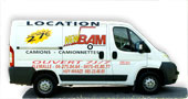 Location de camionnettes 8 m³